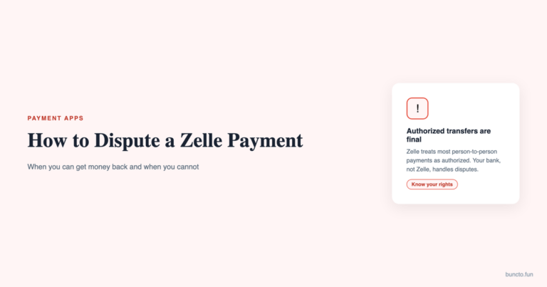 How to Dispute a Zelle Payment cover