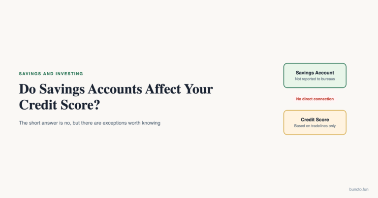 Do Savings Accounts Affect Credit Score cover